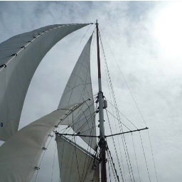 Tectona, a lovely old sailing boat. Operated as a charity. People who sail on her find their lives are somehow better afterwards. Esp people in Recovery!