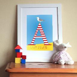 At Nursery Art we design bright, fun and educational framed prints for your children's walls.