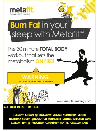 Metafit_SRibble's profile picture. SOUTH RIBBLE METAFIT
BURN FAT IN YOUR SLEEP
HIIT TRAINING