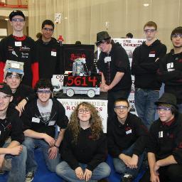 Hey we're Team 5614! We've been a robotics team participating in FIRST Robotics for two years now. We love robots! Talk to us- we don't byte much;)