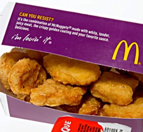 mcdonalds food parody.
IF YOU DONT JUDGE THE NUGGET IT WONT JUDGE YOU..