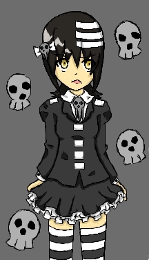 Daughter to Lord Death, and lover of symmetry. Ruin the balance and it will cost you your life!