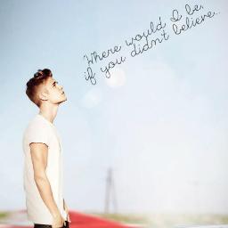 No te rindas cree y nunca digas nunca.#Believe