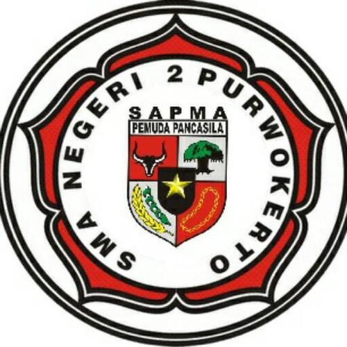 komisariat SAPMA Pemuda Pancasila SMA NEGERI 2 PURWOKERTO. Sekali layar terkembang, surut kita berpantang! PANCASILA ABADI!