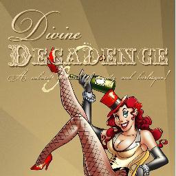 A cabaret carousel of variety & burlesque! Divine Decadence, a cabaret spectacular, bringing you the 
cream of professional burlesque and variety performers