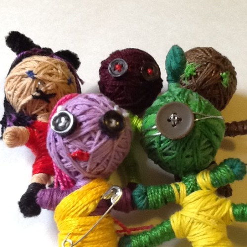 Hand-crafted String Dolls by @_KirbyRae & @MrFlipScripture
