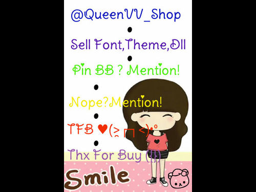 @QueenVV_Shop Sell Font Theme Dll ||Pembayaran?Via t-sel&Price ||Promo?Sut&sun ||PinBB&Nope ? Mention! ||cek fav~(˘.˘)~ ||TFB♥(̯┌┐)•°