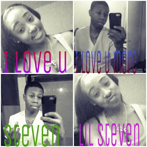 @Team Cuffed And Dgaf Wat A Btc Gotta Say Lil Steven Walking Wit Daddy Fym........Me And Mines Forever.......Hoes Too Mad I Jus Laugh ♥♥♥♥♥