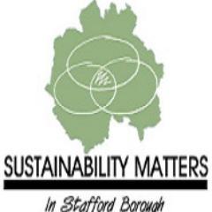 Sustainability Matters in Stafford Borough since 2003. Committed to improving quality of life for both present and future generations.