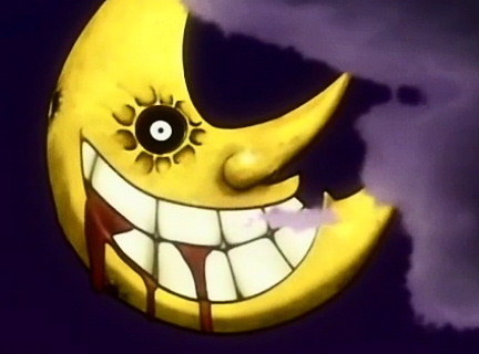 Watches over Death City in the night. //Sun account @DeathCitySun.
