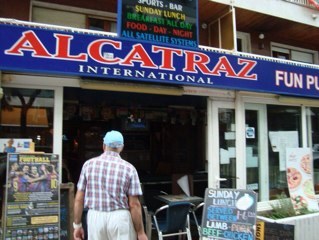 The alcatraz international pub is owned by john evans aka MADRID, est 1983. We show all sports live! Bingo and karaoke nights! ENJOY open all year!