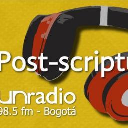 PostscriptumCES's profile picture. Post-scriptum es un programa realizado por el Centro de Estudios Sociales. Escúchenos todos los lunes a las 7:00pm en 98.5 fm - Bogotá y 100.4 fm - Medellín.