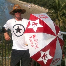 Kevin K-Star Eldridge,local identity of PortDouglas, runs award winning K-STAR Walking Tours+Trivia Nights+  new Electric Bike Hire :)