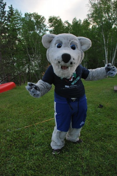 Hello my name is Howler. I am  the mascot for the Sudbury Wolves