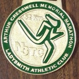 Ladysmith Athletics Club
Arthur Cresswell Memorial Marathon 13 April 2013

https://t.co/twKYRoVdGN