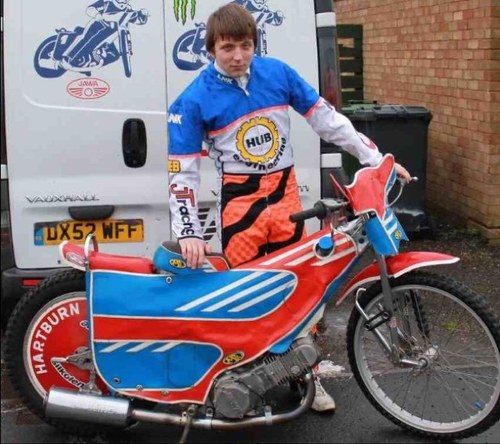 Junior Grasstrack Rider and speedway