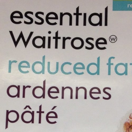 A celebration of all the middle class necessities Waitrose considers essential. Not at all connected to the supermarket itself.