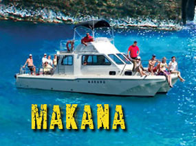 Native Hawaiian-owned boat charter for the Na Pali Coast.  Smooth Catamarans for ultimate comfort.  We operate out of the closest port to the Na Pali Coast.