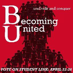 BecomingUnited's profile picture. On that grind to unify the BU student voice by bringing a new culture to our Student Govt. It's time to make some changes. VOTE 4/22-4/26 ON YOUR STUDENT LINK