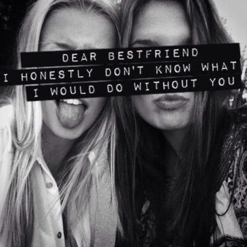 Two BFF's with too many #bffprobs to count. ✌