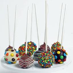 We have delicious Cake Pops, Cake Balls and many Chocolate Covered treats such as  Pretzels, Marshmallows, Fruits, Rice Krispies, Bacon and much more!