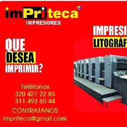 IMPRITECA      IMPRIMIMOS  TODA LA PAPELERÍA QUE   SU   EMPRESA   NECESITE