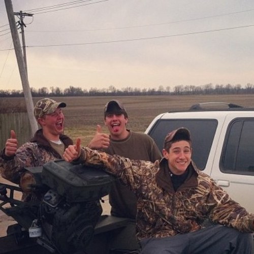 I like duck hunting and fishing! 

~Delta Duck Boys