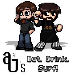 Eat.Drink.Surf. at A&Js on South Hunter Street, Liverpools 1st Independent Award Winning Gamer Cafe/Geek Haven. Come and check us out!  #AandJs