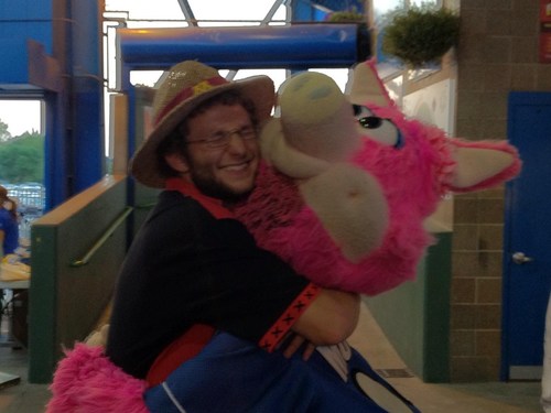 My name's Nathan. I live in Minneapolis. My favorite activity is to make mascots uncomfortable. This twitter picture is my best work.