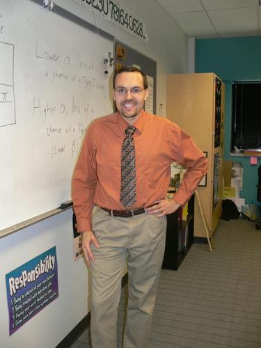 A creative, hands-on geometry and algebra 1 teacher