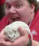 I am the un-official @scoutscanada Hedgehog, I live with @Kaylee_Scout who is great and is NOT responsible for my tweets.  I am a girl, thank you very much.