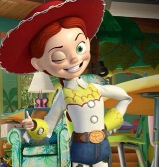 I'm Jessie from ToyStory, I'm a ginger twat who loves nothing more than sucking on Rex's big hard tail. [PARODY]