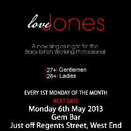 Singles & Couples lifestyle brand aimed @ the Black (Afro-British) working professional over 27. Next event is a singles mixer evening on BH Monday 6th May