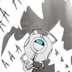 Soy el mejor núcleo de personalidad de todo Aperture que ha vuelto del espacio...¡DIGÁIS LO QUE DIGÁIS NO SOY NINGÚN CRETINO! ¿Queda claro? #SpanishFakeValve