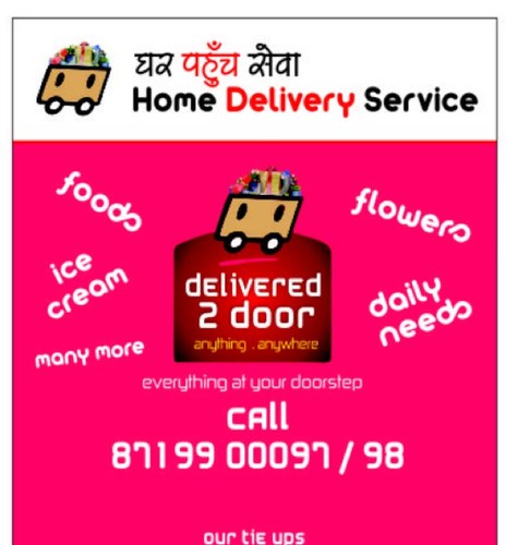 We are a unique home delivery service currently working in Raipur