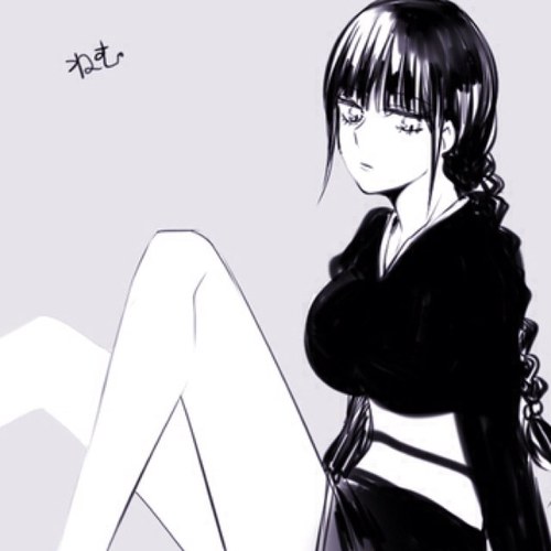 My name is Nemu Kurotsuchi uniform consists of a short black kimono, which extends to mid-thigh, with a white nagajuban underneath. 
  #RL/RP