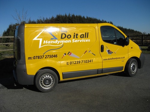 Do it All Handyman Services - Property maintenance solutions for home and business owners. Insured, CRB, Sir Gar Registered Trader. 01239710341. 07837275046.