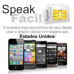 CHIP PRÉ-PAGOS para uso ilimitado nos
ESTADOS UNIDOS!