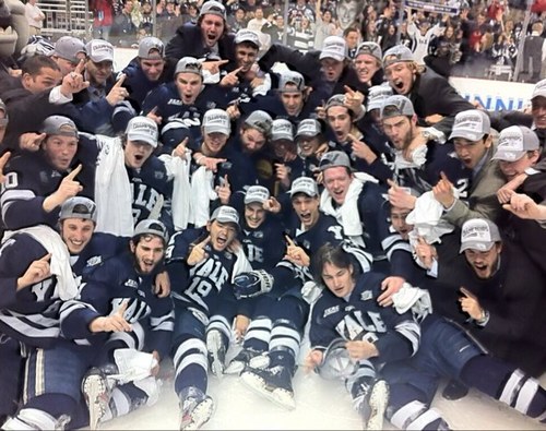 From Air Force to Yale, everything college hockey. Created for the fans by the fans. CawlidgeHawkeyOrg@gmail.com