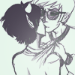 Your name is DAVE STRIDER and you are IN BLACKROMZ and SUPER DOUBLE PREGNANCIES with your ROOMMATE, @AUkarkat Your twitter has a lot of #NSFW CONTENT.