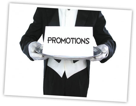 Whether it's promo, promotion, pormotion, or promoshun - it all pertains to or engaged in the promotion or advertisement of a product, entertainment. Enjoy!