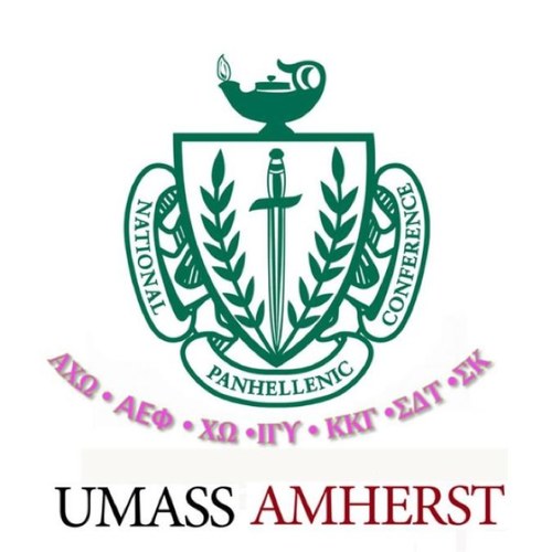 The UMass Amherst Panhellenic Council serves as the governing body of seven prestige sororities. ΑΧΩ . ΑΕΦ. ΧΩ. ΙΓΥ. ΚΚΓ. ΣΔΤ. ΣΚ. #SupportUMassChapters