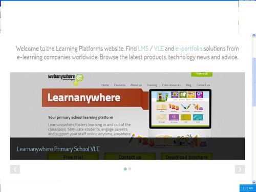 ChrisBekham's profile picture. Welcome to the Learning Platforms website. Find LMS / VLE and e-portfolio solutions from e-learning companies worldwide.