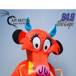 Mascot for the Cape Breton Dragon Boat Festival, a community dragon boat race held annually on Sydney Harbour, NS. We support local charities and healthy living