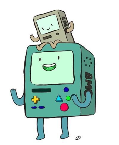 Hello I'm AMO From adventure time i'm a robot and death star shaped . my brother is @adventurecmo