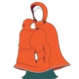 Makers of the MAMA BABY PONCHO: High quality rain gear for babywearing to keep you warm and dry together.                       Fabulous bike poncho, too!