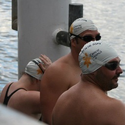 Tania,Luke & Paul will swim the English Channel to raise funds for Cancer Council.