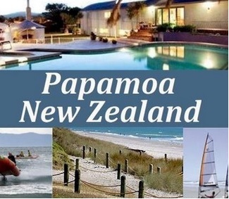 Papamoa is located in the Bay of Plenty province of New Zealand. It is the largest suburb of the city of Tauranga has miles of white sand beaches
