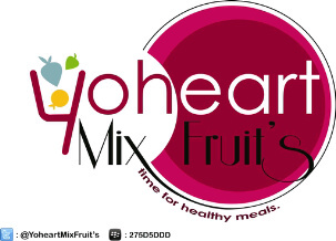 @yoheartmixfruit's : cafe yang menyediakan makanan dan minuman ala yoheart. Tersedia berbagai olahan yoghurt, minuman, dan makanan yang ciamiikkkk
