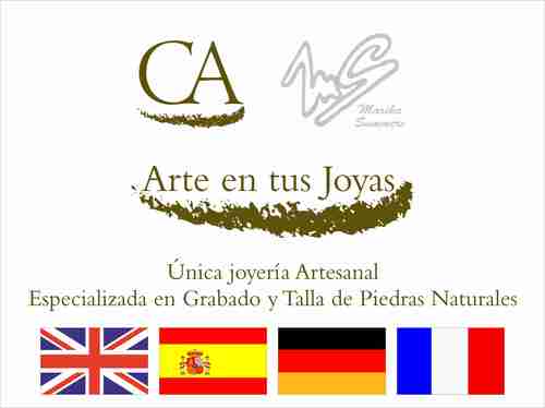 Única Joyería artesanal especializada en grabado y talla de piedras naturales. Málaga. Descubre nuestros Minerales y Gemas; Visita nuestro FB o Tienda Online.